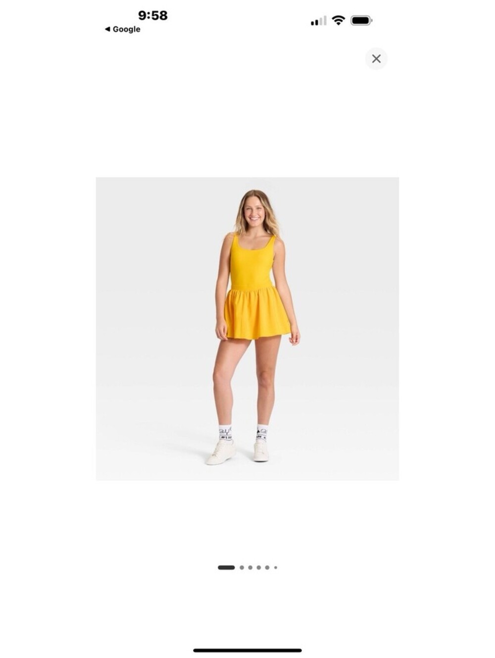 Women's Game Day Active Dress - JoyLab Yellow Sz L